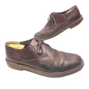Clarks Originals Mens Brown Leather Oxfords Comfort Casual Shoes Size US 12M